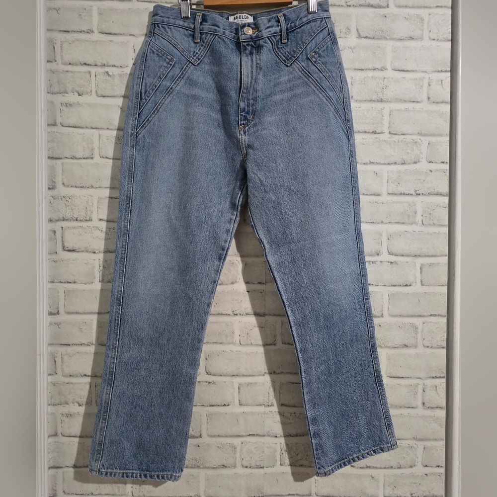 Agolde Dorian Straight Leg Jean Lt. Wash size 29 - Picture 5 of 12